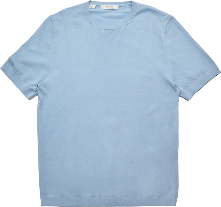Selected Homme T-Shirt Torino Knit Skyway