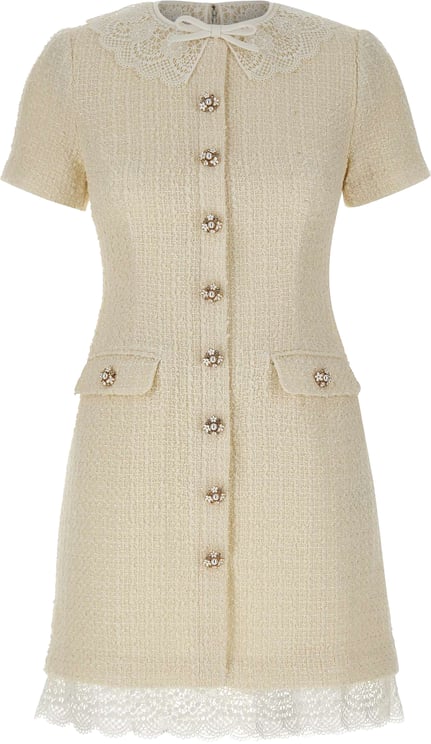 Self-Portrait Dresses White