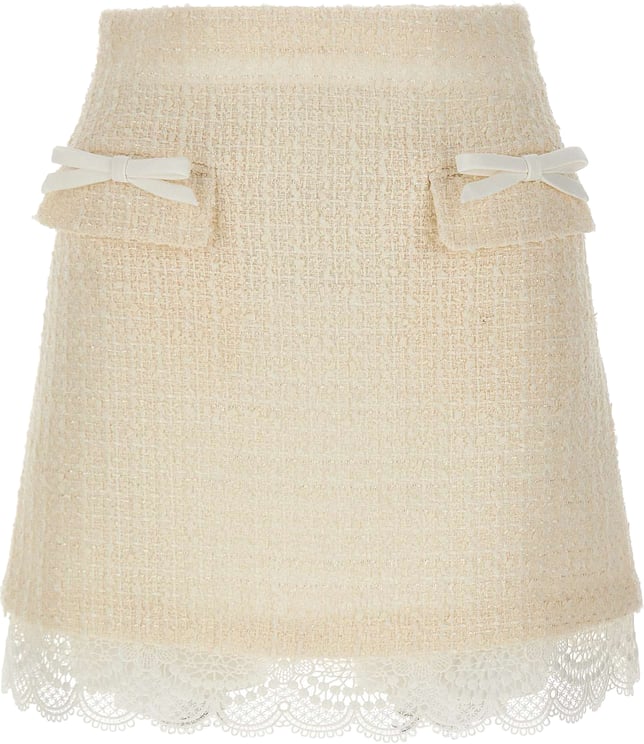 Self-Portrait Skirts White