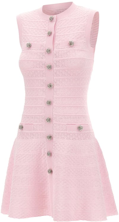 Self-Portrait Dresses Pink