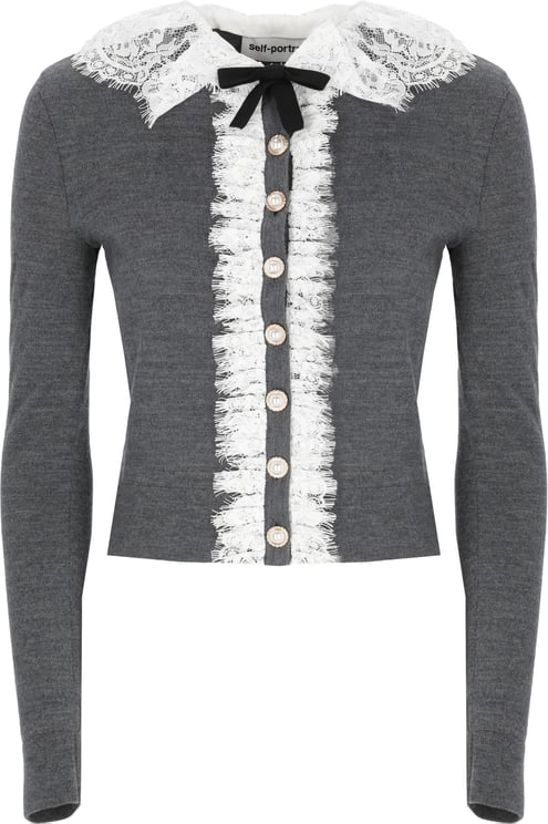 Self-Portrait Sweaters Grey