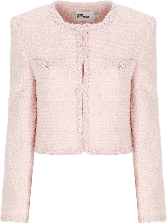 Self-Portrait Jackets Pink