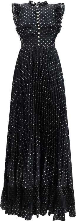 Self-Portrait Self-Portrait Black Polyester Casual Dress