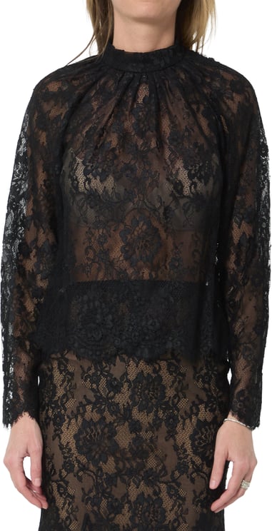 Self-Portrait Black lace blouse