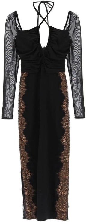 Self-Portrait Self-Portrait Black Polyester Cocktail Dress