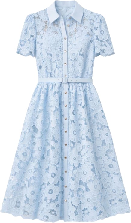 Self-Portrait Dresses Azzurro