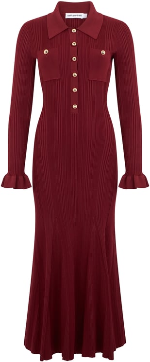 Self-Portrait Long dress with buttons