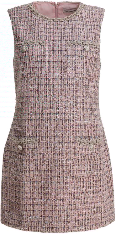 Self-Portrait Short boucle dress
