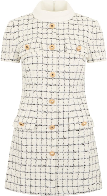 Self-Portrait Mini dress in wool blend