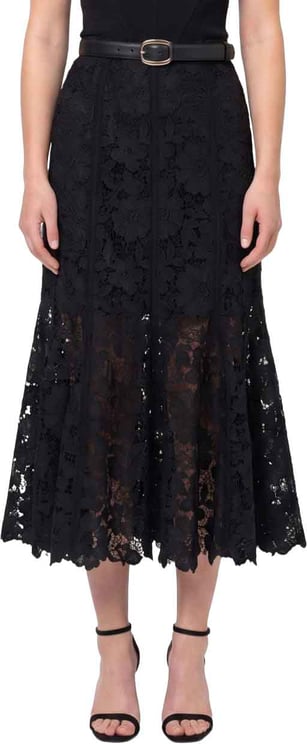 Self-Portrait Skirts Black