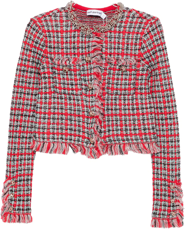 Self-Portrait Jackets Red