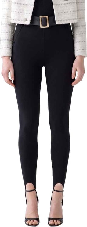 Self-Portrait Trousers Black