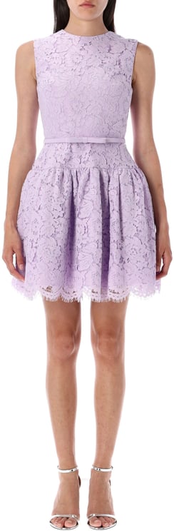 Self-Portrait Lace Mini Dress Viola