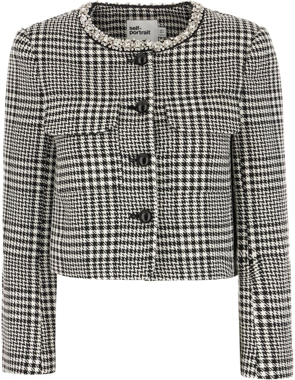 Self-Portrait Self Portrait Embroidered polyester blend cardigan