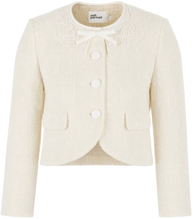 Self-Portrait Self Portrait White lace jacket