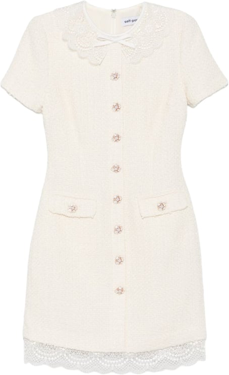 Self-Portrait Dresses Ecru