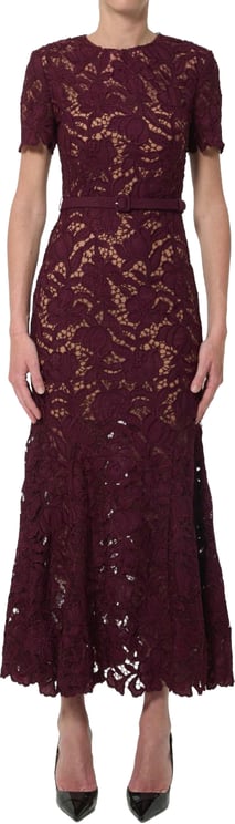 Self-Portrait Dresses Bordeaux