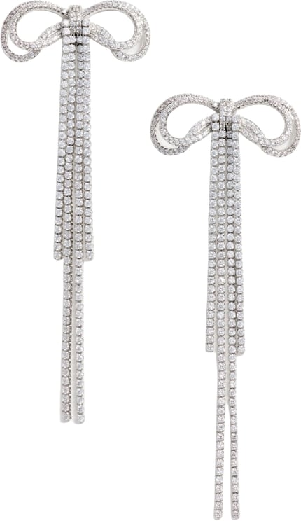 Self-Portrait Bijoux Crystal - Silver