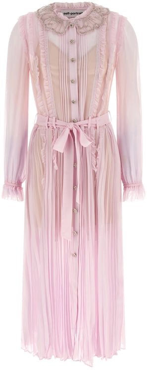Self-Portrait Dresses Pink