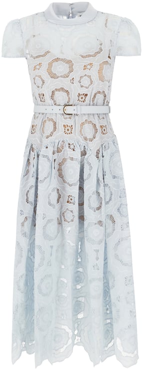 Self-Portrait Self Portrait Pastel light blue laces dress