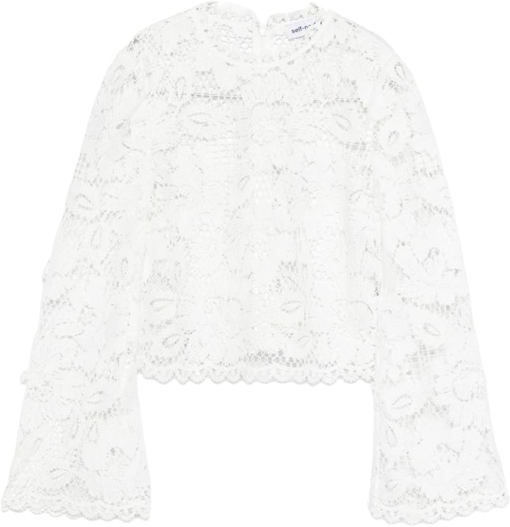 Self-Portrait Top Bianco