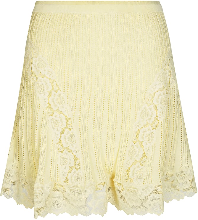 Self-Portrait Skirts Yellow