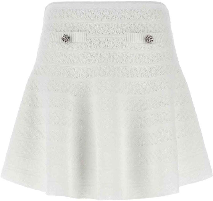 Self-Portrait Skirts White