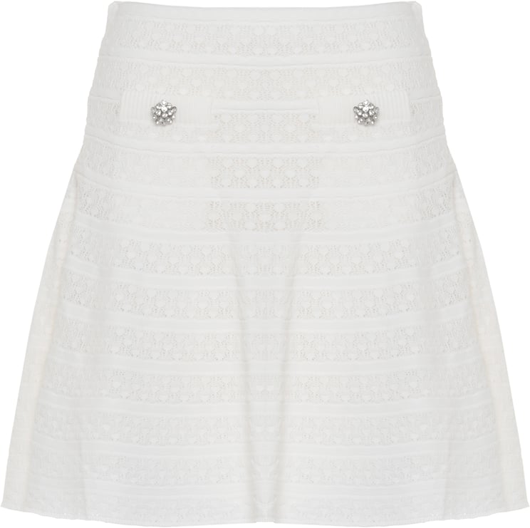 Self-Portrait Skirts White