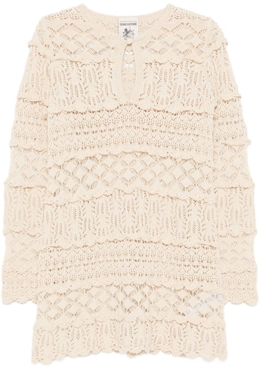 Semicouture Dresses White