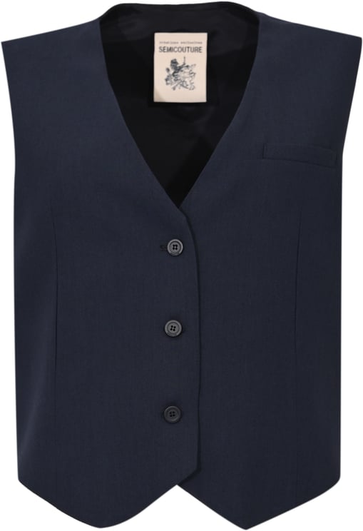 Semicouture Jackets Blue