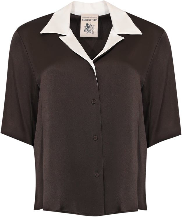 Semicouture Shirts Dark Cacao