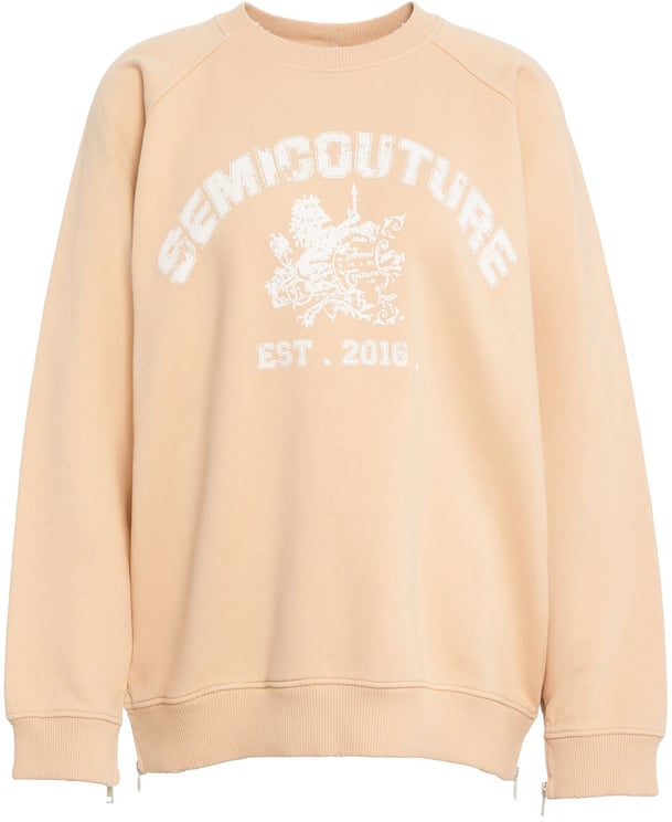 Semicouture Sweatshirt with logo 'Dorotea'