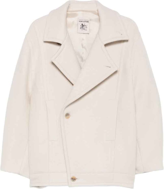Semicouture Coats Beige