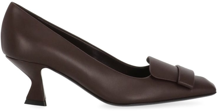 Sergio Rossi With Heel Burgundy