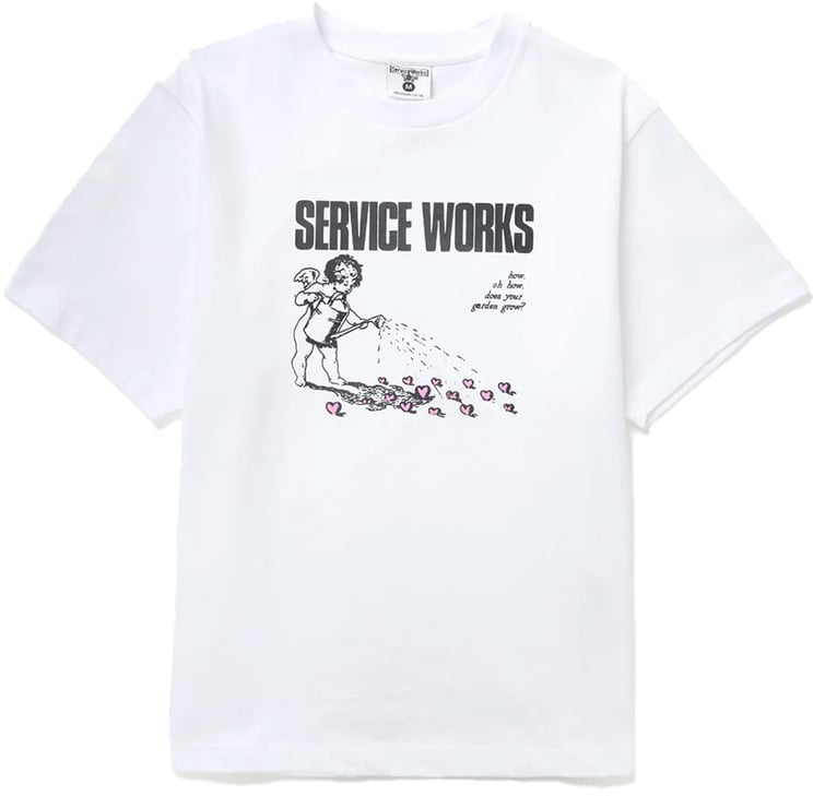 Service Works service works garden tee coton blanc