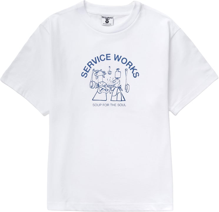 Service Works Service Works Soup For The Soul Tee White