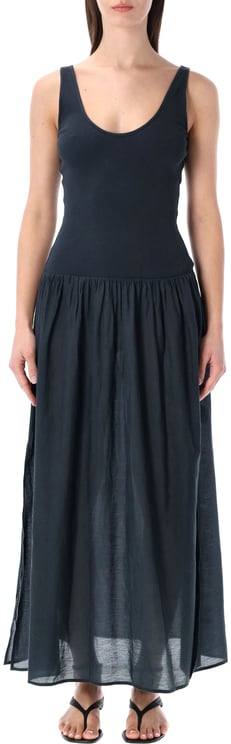 Sessùn Solao Long Dress Smoke Green