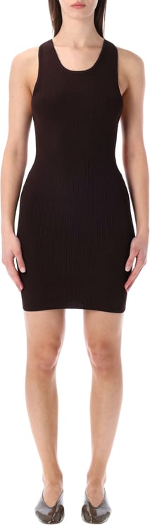 Sessùn Lameida Mini Dress Ganache Brown