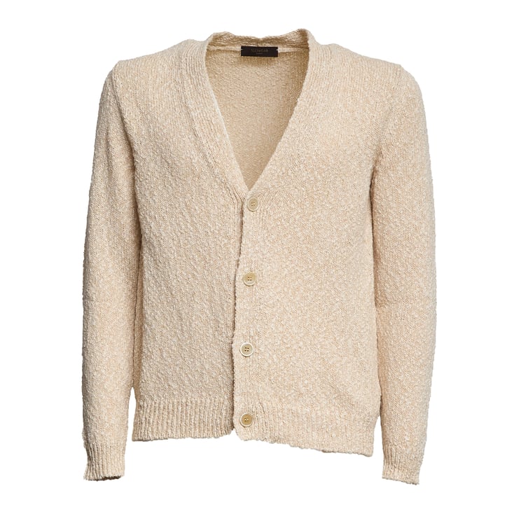 Slowear Slim Fit V Neck Cardigan