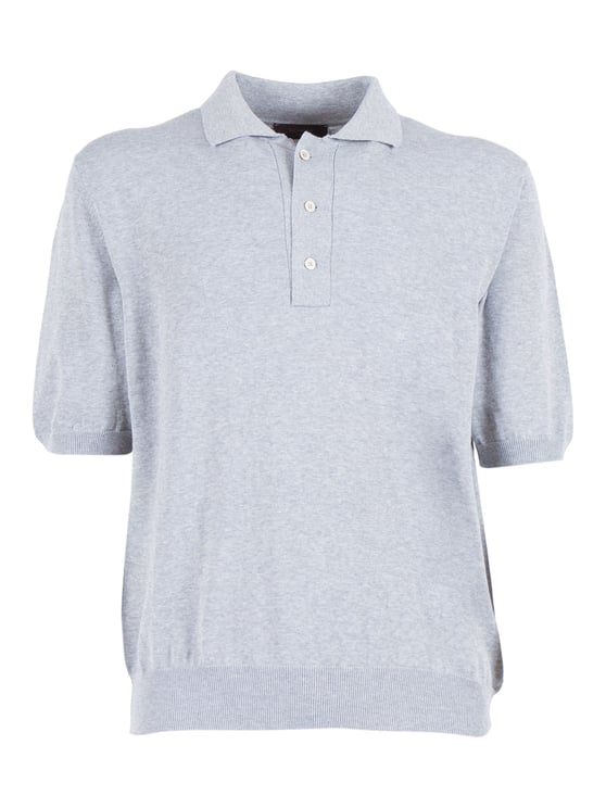 Slowear Blue Relaxed Fit Lightweight Polo Shirt