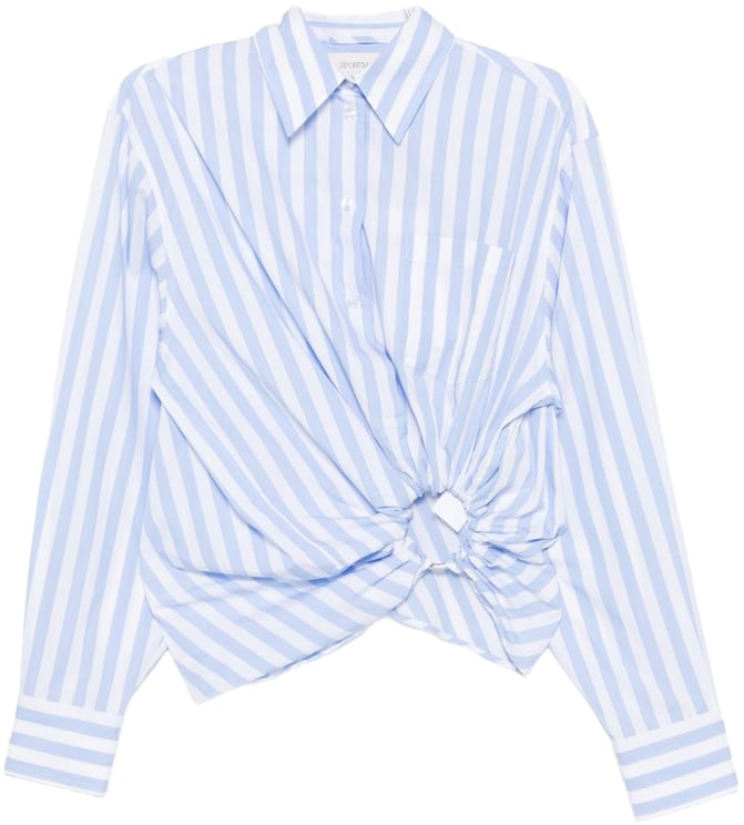 Sportmax Shirts Clear Blue