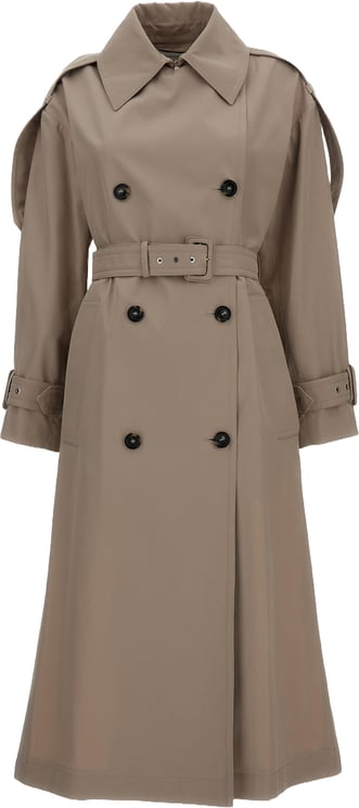 Sportmax Beige Spxgocce Water Repellent Trench Coat