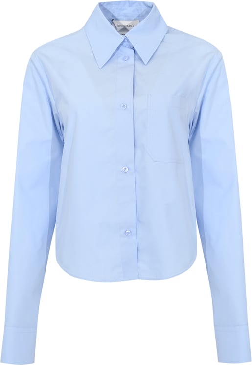 Sportmax Shirts Clear Blue