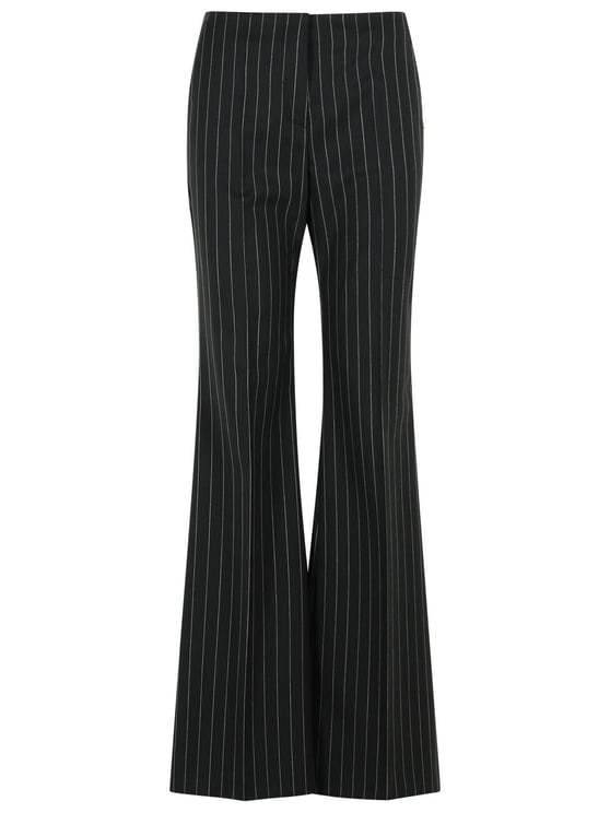 Sportmax 'Visino' Black Virgin Wool Blend Pants