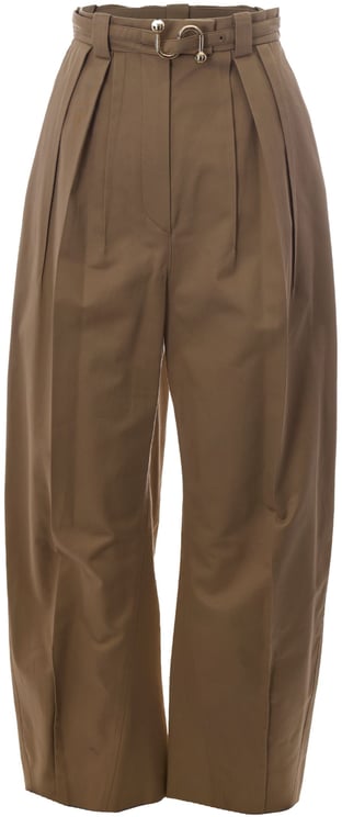 Sportmax Trousers Biscotto