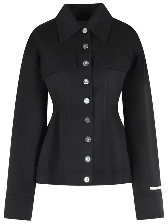 Sportmax 'Arena' Black Virgin Wool Jacket