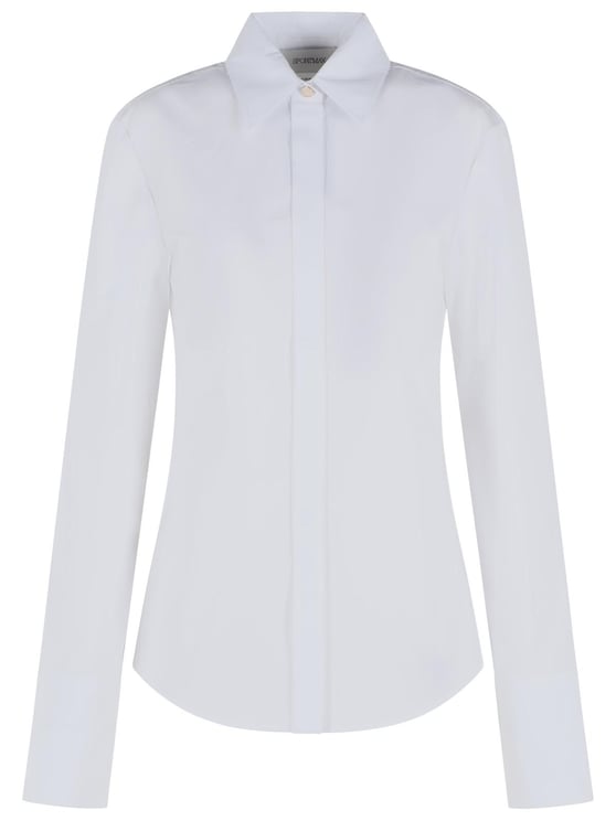 Sportmax 'Accordo' White Cotton Shirt