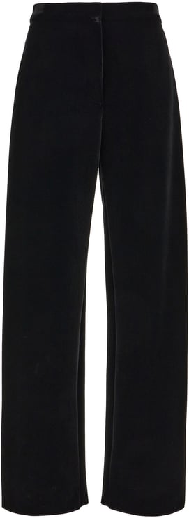 Sportmax Sportmax Black velvet pants
