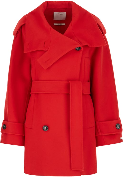 Sportmax Sportmax Red wool coat