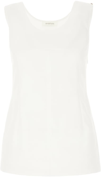 Sportmax Sportmax White polyester padded Fico top